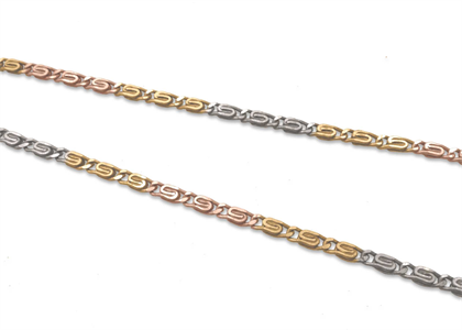 Three Tone Plated | Fashion chains